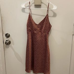 Silk mini dress